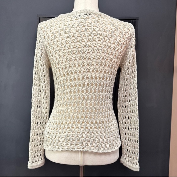 Forever 21 Beige Open-Knit Sweater - Picture 3 of 5